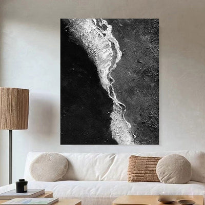 Black Beach Ocean