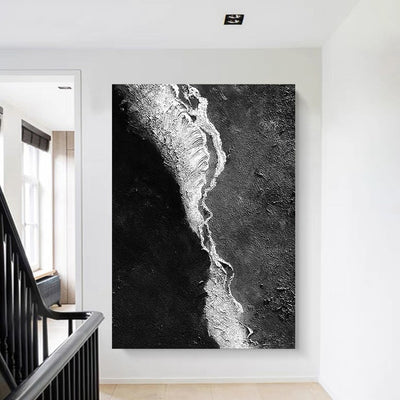 Black Beach Ocean