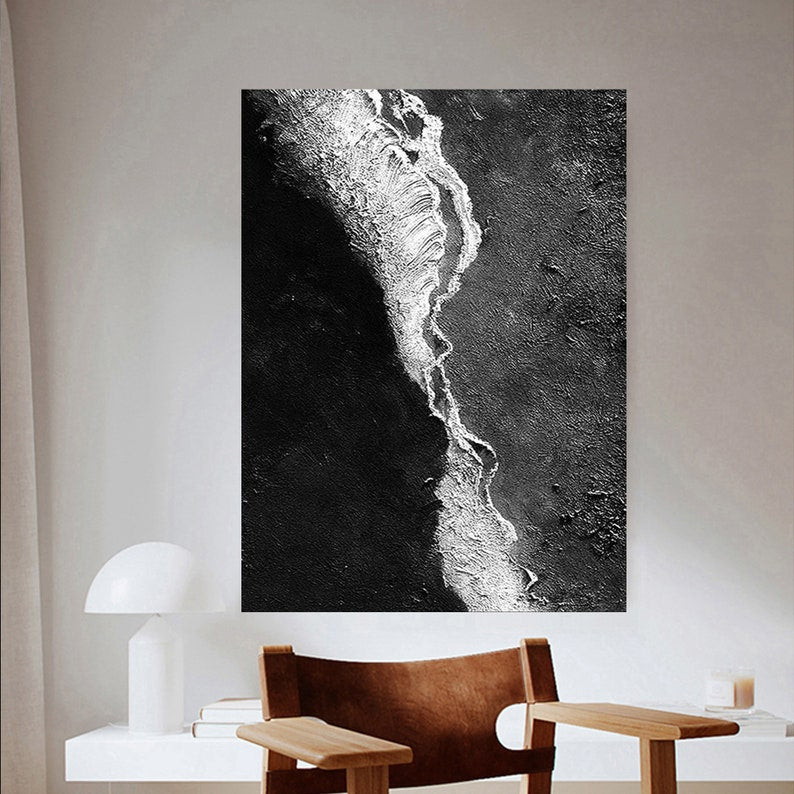 Black Beach Ocean