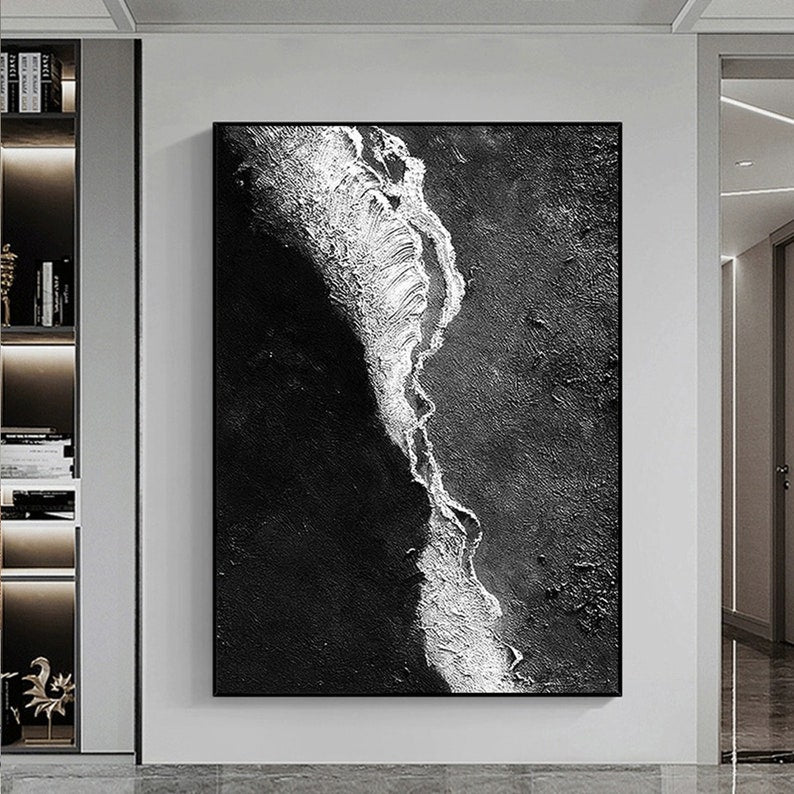 Black Beach Ocean