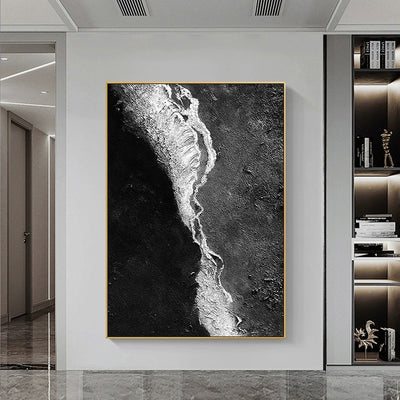 Black Beach Ocean