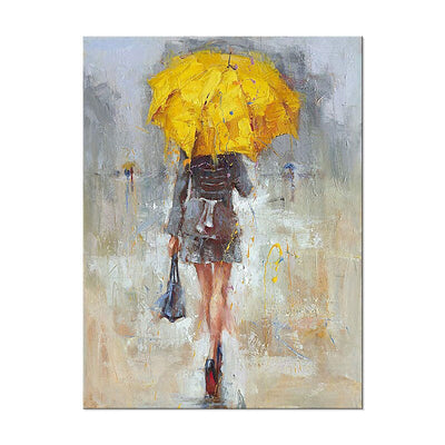 Lady With the Yellow Umbrella