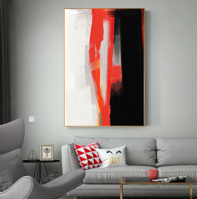Artist Red Thread Red Thread Painting – Hila Creations